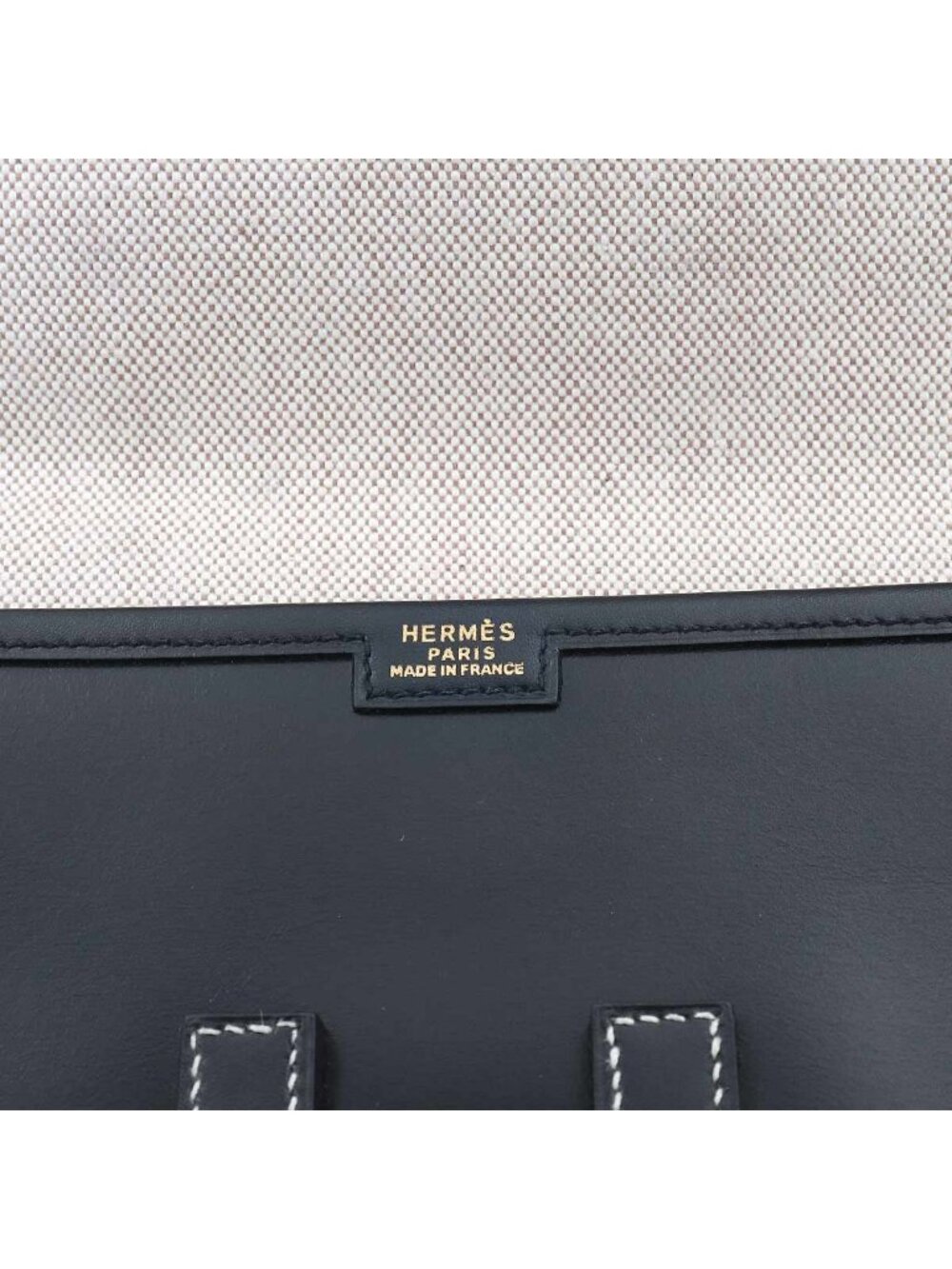 Hermes Jige PM Clutch Box Calf Black - Picture 8 of 10
